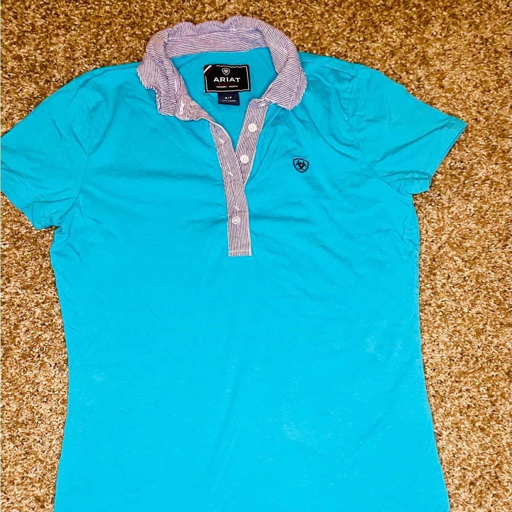 Ariat Women's Blue Polo Shirt